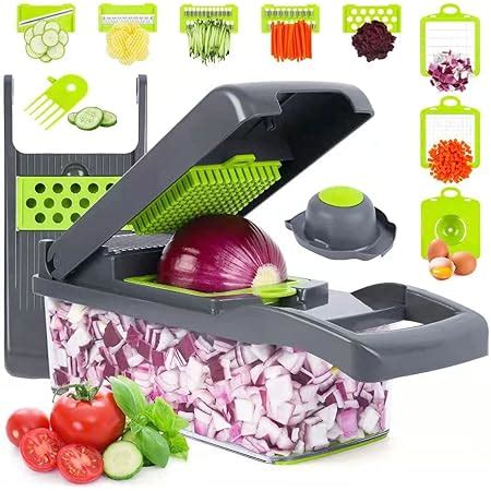 Amazon Vegetable Chopper Pro Onion Chopper Multifunctional 13 In