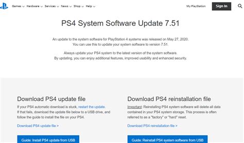 Ps4 Update File For Reinstallation 4 07 Or Later Slidepassl