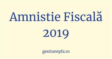 Amnistia Fiscala 2019 ContApp