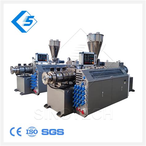 Automatic Twin Screw WPC Door Frame Extrusion Machine Plastic Profile