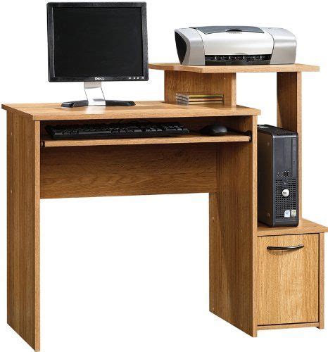 Sauder Beginnings Computer Desk Highland Oak Finish Home Office