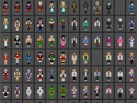 Anime & Manga Skin Pack Skins Minecraft Bedrock