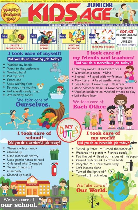 Kids Magazine Preview By Kids Age Children National Newspaper