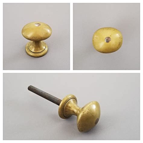 Plain Oval Knob A56 Optimum Brasses