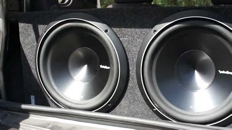 Rockford Fosgate Inch Subwoofers Youtube