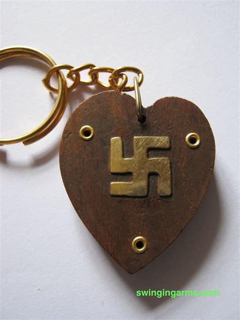 Swastika Heart Swinging Arms