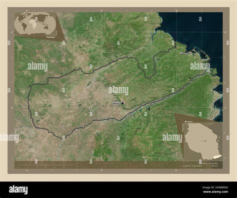 Mtwara Region Of Tanzania High Resolution Satellite Map Locations