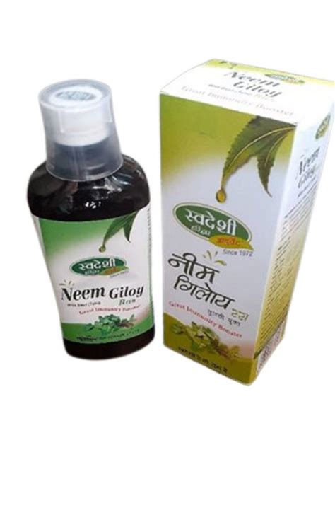 Swadeshi Neem Giloy Juice Liquid Packaging Size 500 Ml At Rs 125