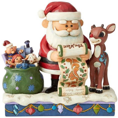 Jim Shore Rudolph Reindeer Santa Figurine Gifts