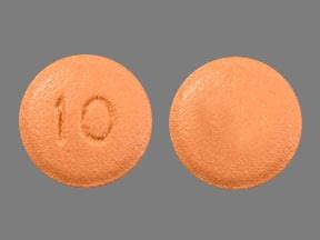 Pill Finder 10 Orange Round Medicine