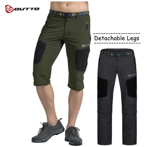 Outto Men S Detachable Cycling Pants Breathable Loose Outdoor Sports