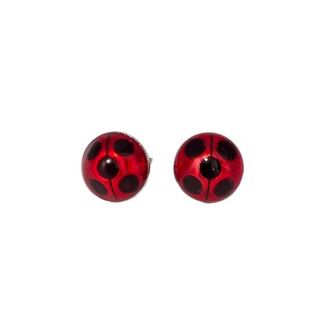 Miraculous Ladybug Earrings Studs Miraculous Ladybug Ladybug