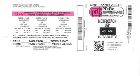 Moxifloxacin Tablet Film Coated