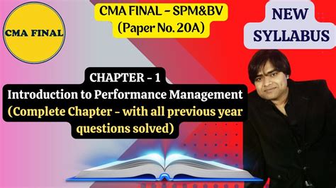 Introduction To Performance Management Cma Final Spm Bv Chapter