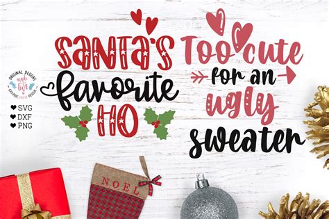 Santa Cut Files 2 Files Photoshop Graphics ~ Creative Market