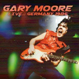 GARY MOORE Live In Germany 1986 ALIVE THE LIVE