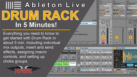 Ableton Live Drum Rack In Minutes Youtube