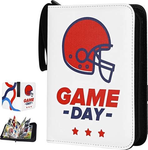 Wildken Updated Removable 400 Pockets Football Cards Binder