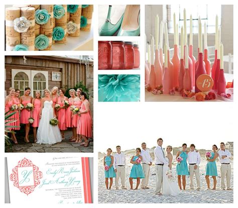 Coral and Teal Wedding Theme | Turquoise wedding, Coral wedding themes ...