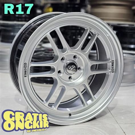 Jual Velg Racing Mobil R17 PCD 5X100 ENKEI RPF1 Velg Racing Ring 17