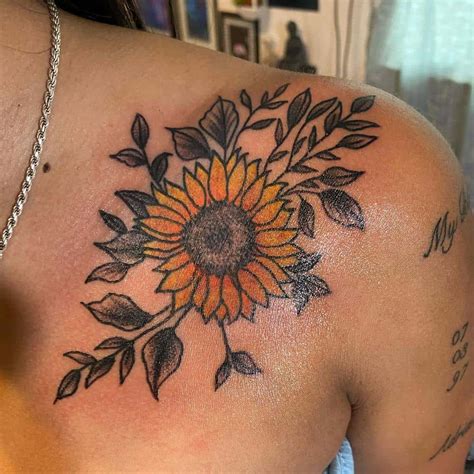 Top 72 Sunflower On Shoulder Tattoo In Coedo Vn