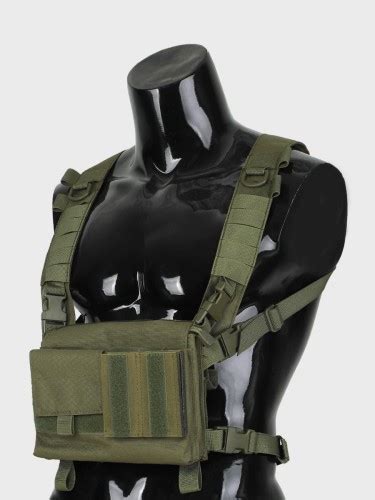 KAMIZELKA TAKTYCZNA HYBRYDOWA CHEST RIG OLIWKOWA ZIELONYSKLEP