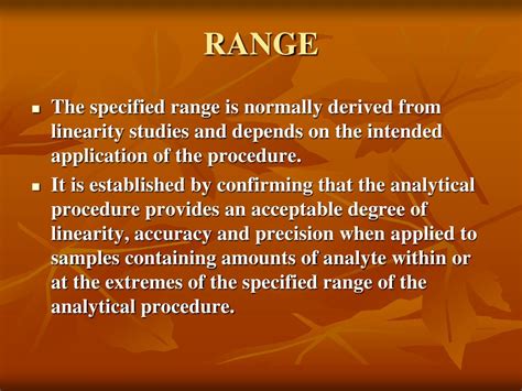 Ppt Asean Guidelines For Validation Of Analytical Procedures