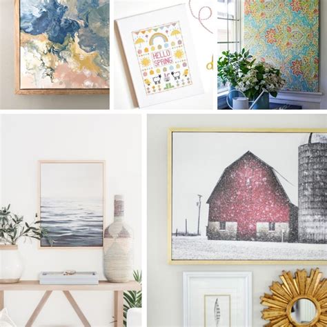 28 DIY Canvas Frame Ideas