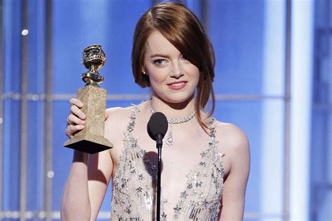 Golden Globes 2017 Emma Stone Wins Best Performance By An Actress In A Motion Picture