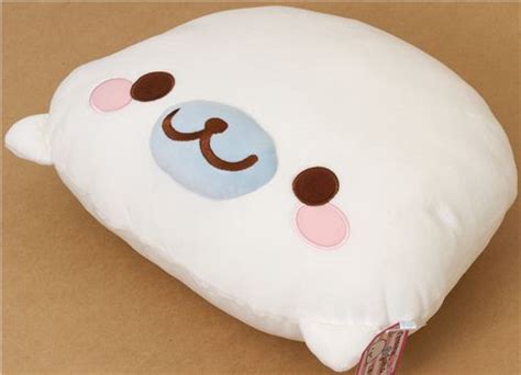 White Mamegoma Seal Plush Toy Pillow By San X ModeS4u