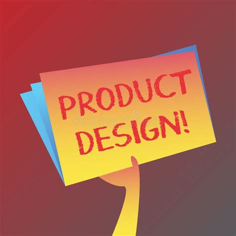 Conceptual Hand Writing Showing Product Design Business Photo Text