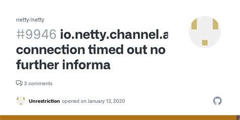 Io Netty Channel Abstractchannel Annotatedconnectexception Connection