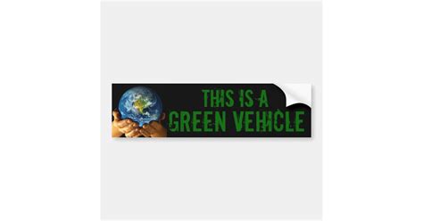 Green Vehicle Bumper Sticker Zazzle