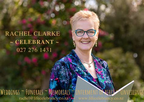 Rachel Clarke – Life Celebrant - Featherston Info