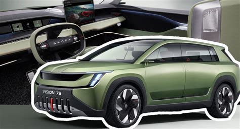 Skoda Vision 7s Concept Previews Electric Kodiaq Replacement With 370 Mile Range Carscoops