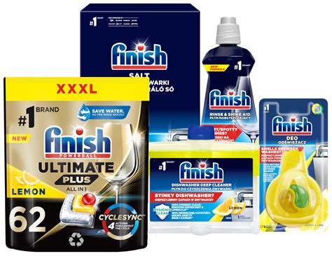 Finish Ultimate Plus Kapsu Ki Do Zmywarki Lemon Szt S L