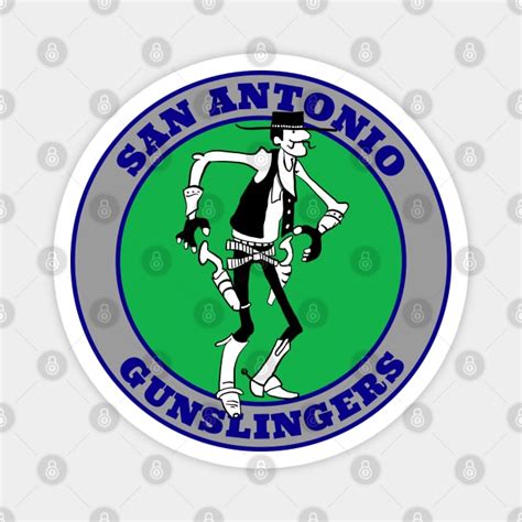 Defunct San Antonio Gunslingers Usfl Football Texas Magnet