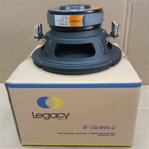 Jual Speaker Subwoofer 8 Inch Legacy 8 LG 896 2 Subwoofer 8 Legacy