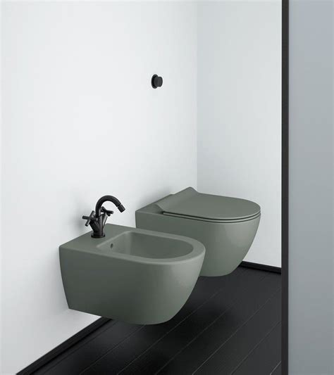 GSI PURA WC wiszące Swirlflush 55x36 cm tortora dual mat 881505