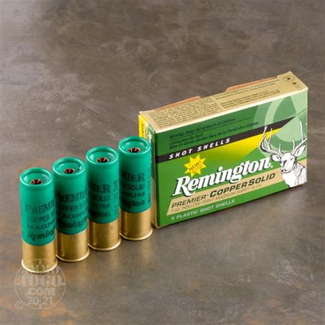 12 Gauge Ammo 100 Rounds Of 1 Oz Sabot Slug By Remington