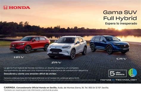 Nueva Gama Suv En Honda Carinsa Carinsa Concesionario Oficial Honda