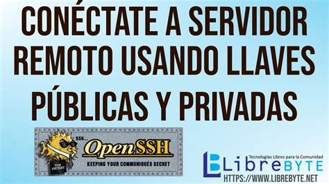 Conéctate a servidor remoto usando llaves públicas y privadas YouTube