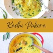 Punjabi Kadhi Pakora Piping Pot Curry