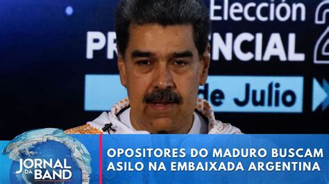 Opositores Do Ditador Maduro Buscam Asilo Na Embaixada Argentina