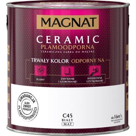 Magnat Ceramic C Bia A Plamoodporna Ceramiczna Farba Do Wn Trz