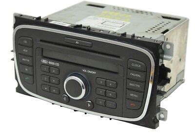 Ford Autoradio 6000 CD Mondeo Mk4 Focus Galaxy Transit S MAX C MAX