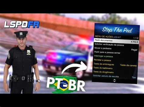 GTA V COMO INSTALAR UM DOS MELHORES PLUGINS NO SEU LSPDFR STOP THE