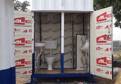 Modular Mild Steel Portable Toilet No Of Compartments At Rs