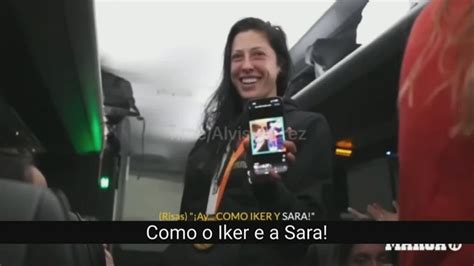 Como o Iker e a Sara novo vídeo mostra Jenni Hermoso a rir