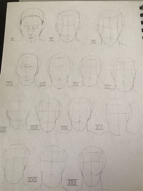 artstation face structure study